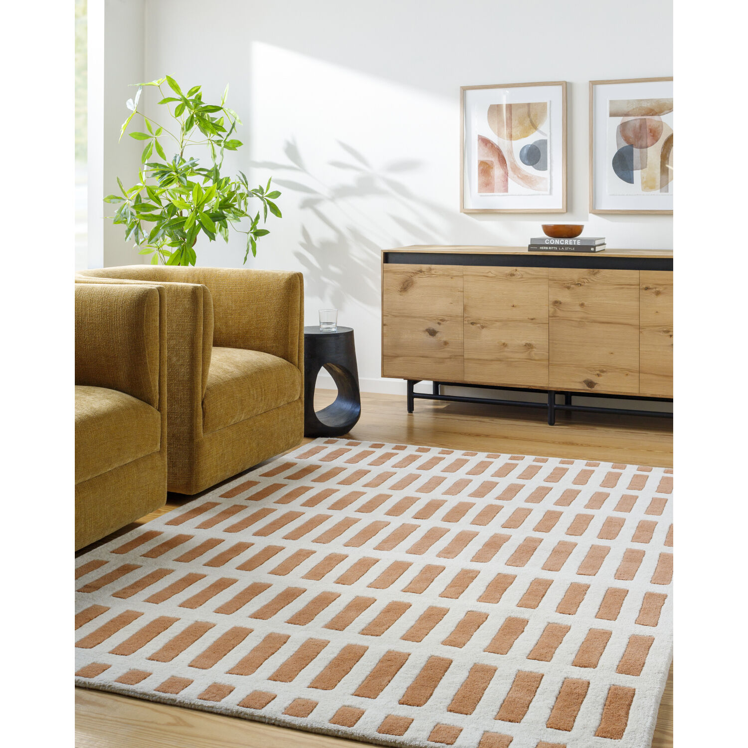 Jason Wu 120 X 96 inch Pearl / Copper / Apricot / Natural Handmade Rug in 8 x 10