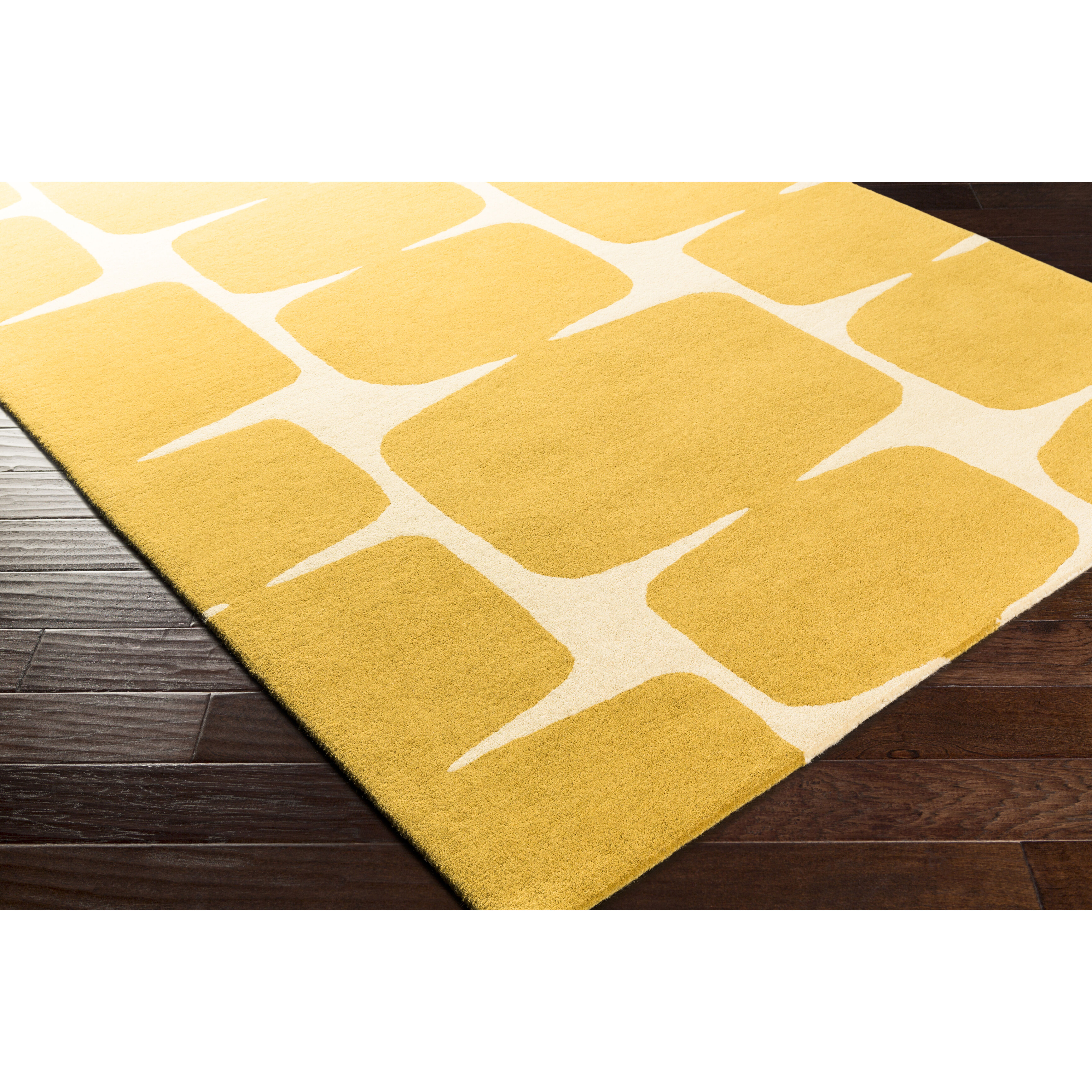 Scion 63 X 39 inch Mustard Rug in 3 x 5, Rectangle