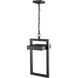 Luttrel LED 10.5 inch Black Outdoor Chain Mount Ceiling Fixture