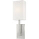 Hayworth 1 Light 6 inch Brushed Nickel ADA ADA Wall Sconce Wall Light