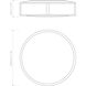 Mashiko 1 Light 11.81 inch Polished Chrome Bathroom Ceiling Light