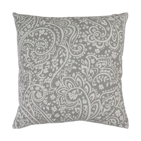 Robert 18 X 18 inch Medium Gray/Cream Pillow Kit