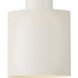 Casey 1 Light 9 inch Lacquered Brass with Satin Off-White Pendant Ceiling Light in Lacquered Brass and Satin Off-White