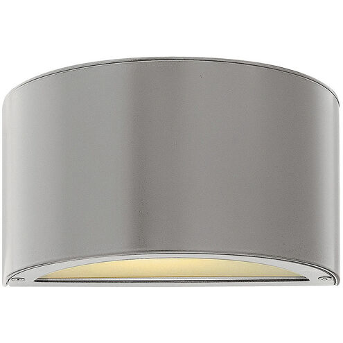 Luna LED 5 inch Titanium Outdoor Wall Mount Lantern, Up/Down Light