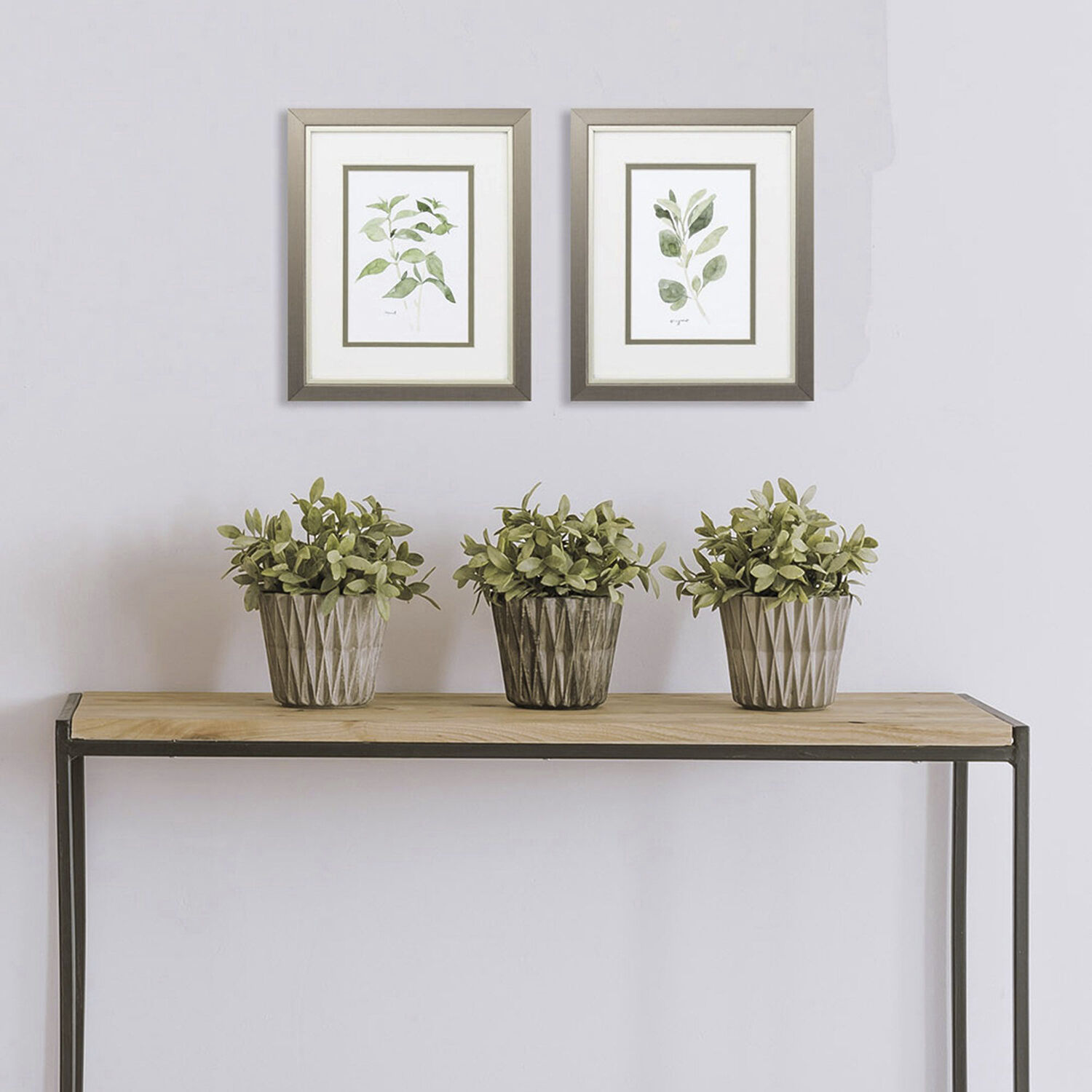 Florals Green Framed Art, Propac