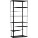 Everest Matte Black Bookcase