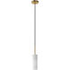 Blizzard 1 Light 3.25 inch Natural Aged Brass Linear Pendant Ceiling Light