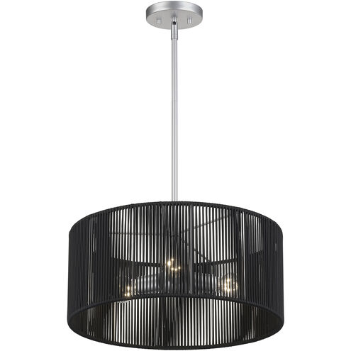 Acordia 3 Light 18 inch Painted Nickel Pendant Chandelier Ceiling Light