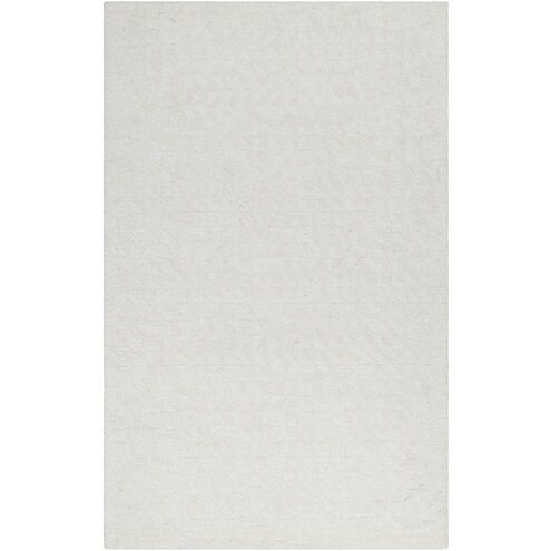 Rize 36 X 24 inch Light Silver Handmade Rug in 2 x 3