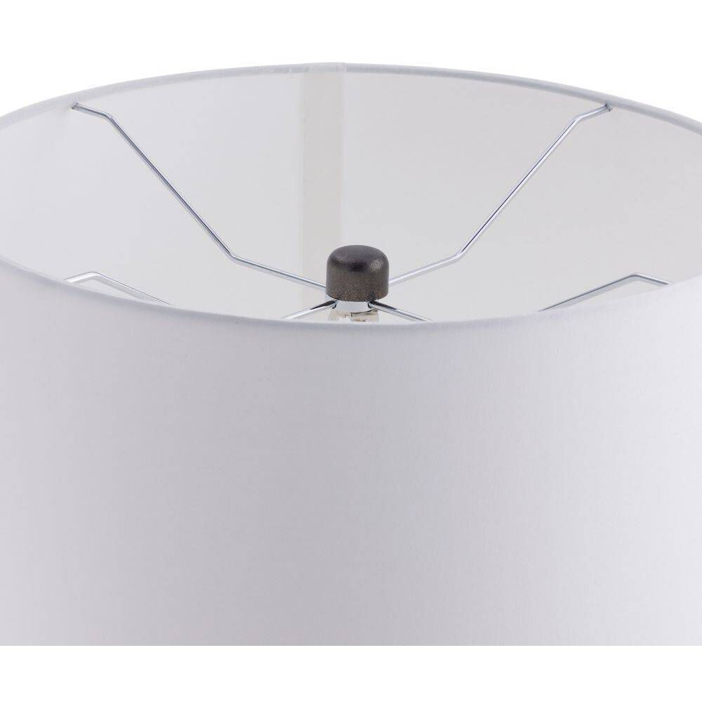 Grainger 30 inch 150.00 watt Graphite and Polished Nickel Lamp Portable Light