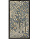 Exotic Elegance Blue and Beige and Brown and Multi Framed Art