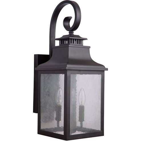 Drake 3 Light 23 inch Black Outdoor Wall Lantern