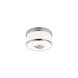 Seneca 1 Light 9 inch Polished Chrome Flush Mount Ceiling Light