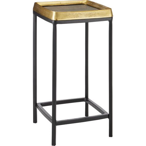 Tanay 22 X 12 inch Antique Brass and Graphite and Black Accent Table