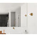 Mimi 1 Light 6 inch Brass Bath Sconce Wall Light, can be Ceiling Mounted