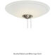 Universal 1 Light Etched Glass Light Kit