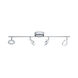 Naudella 4 Light 120 Chrome Track Light Ceiling Light