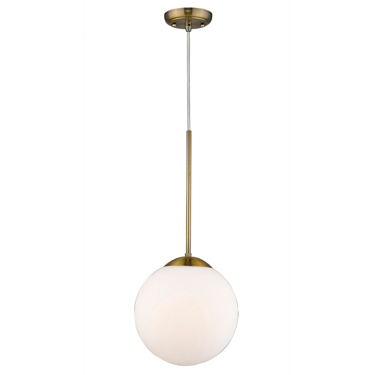 Solea 1 Light 10 inch Antique Brass Pendant Ceiling Light