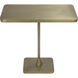 Hild 25 X 24.5 inch Antique Brass Side Table