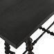 Kirkwood 70 X 20 inch Black Console Table