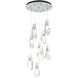 Luma 9 Light 20.5 inch Vintage Platinum Pendant Ceiling Light, Large