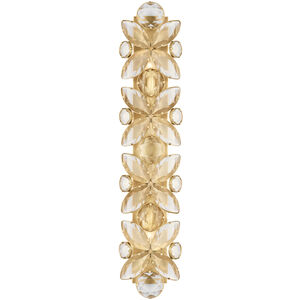 kate spade new york Lloyd LED 7.25 inch Soft Brass Sconce Wall Light in Clear Glass