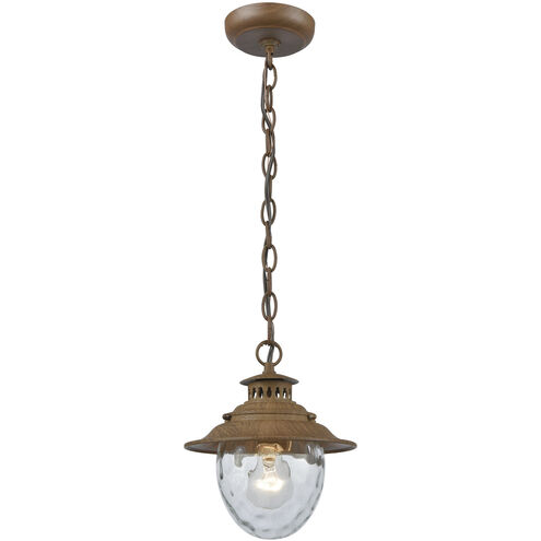 Searsport 1 Light 8 inch Brown Outdoor Pendant