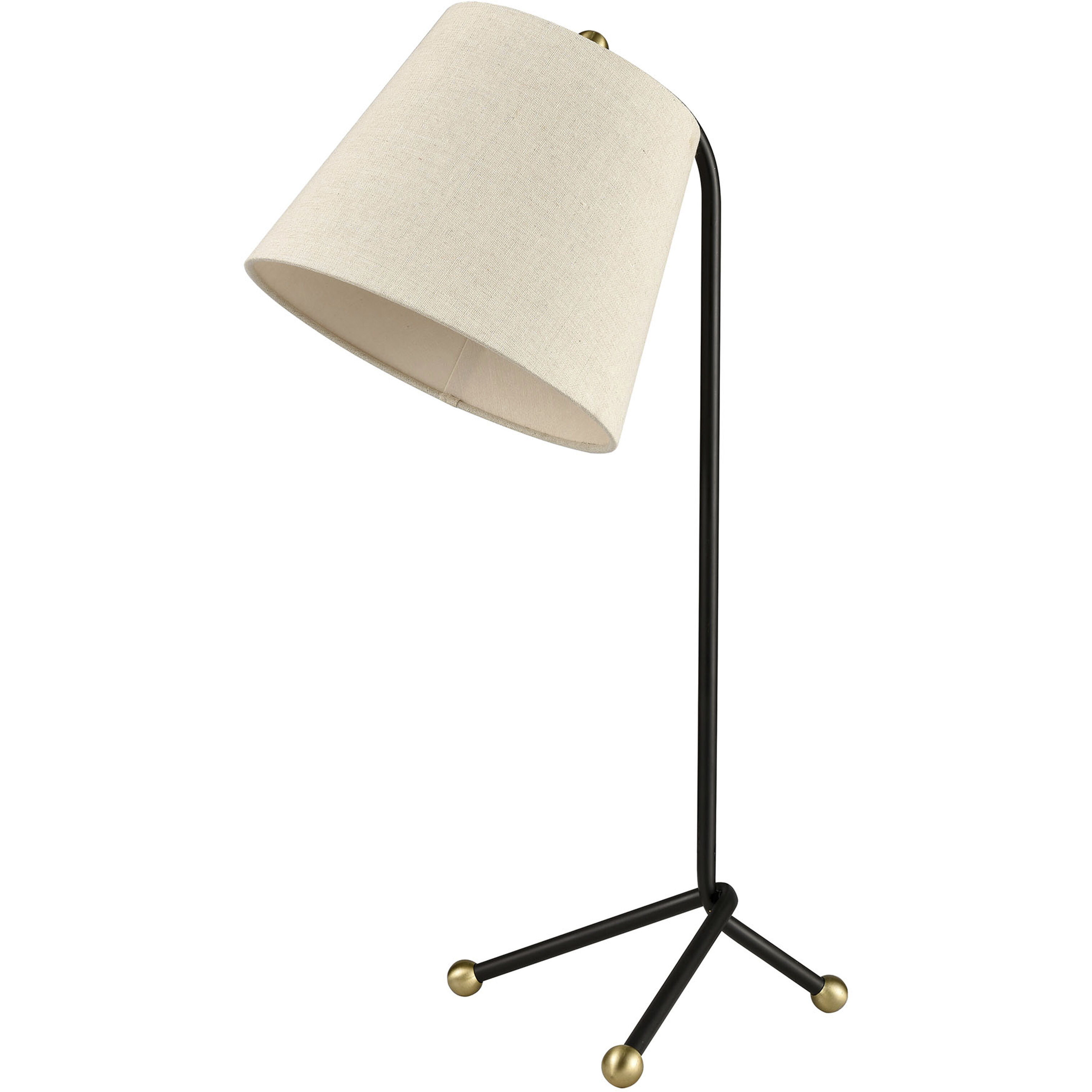 Pine Plains 25 inch 60 watt Black Table Lamp Portable Light