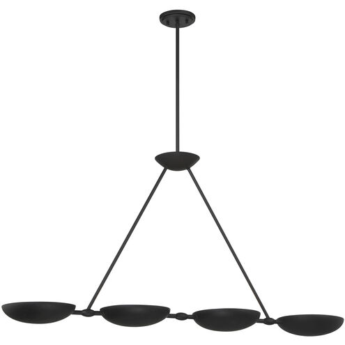 Undertas 4 Light 48 inch Iron Ore Island Light Ceiling Light