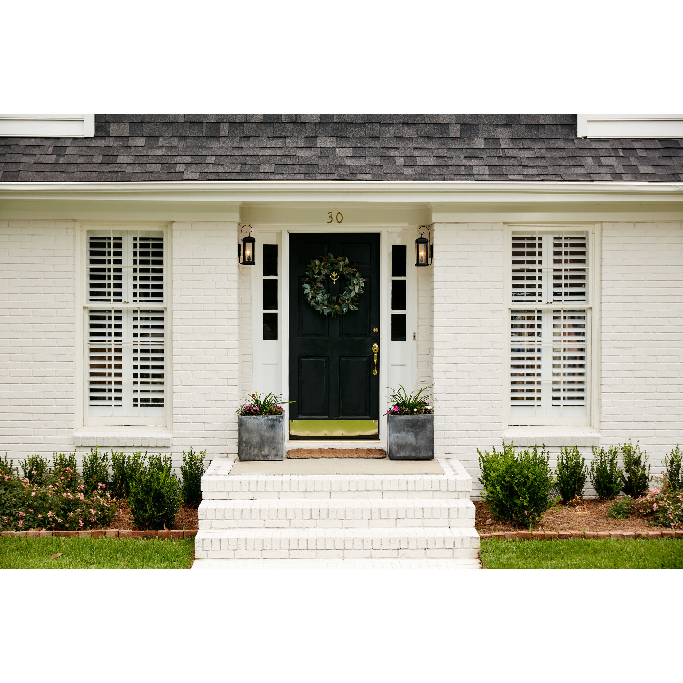 Trumbull 1 Light 15 inch Mystic Black Outdoor Wall