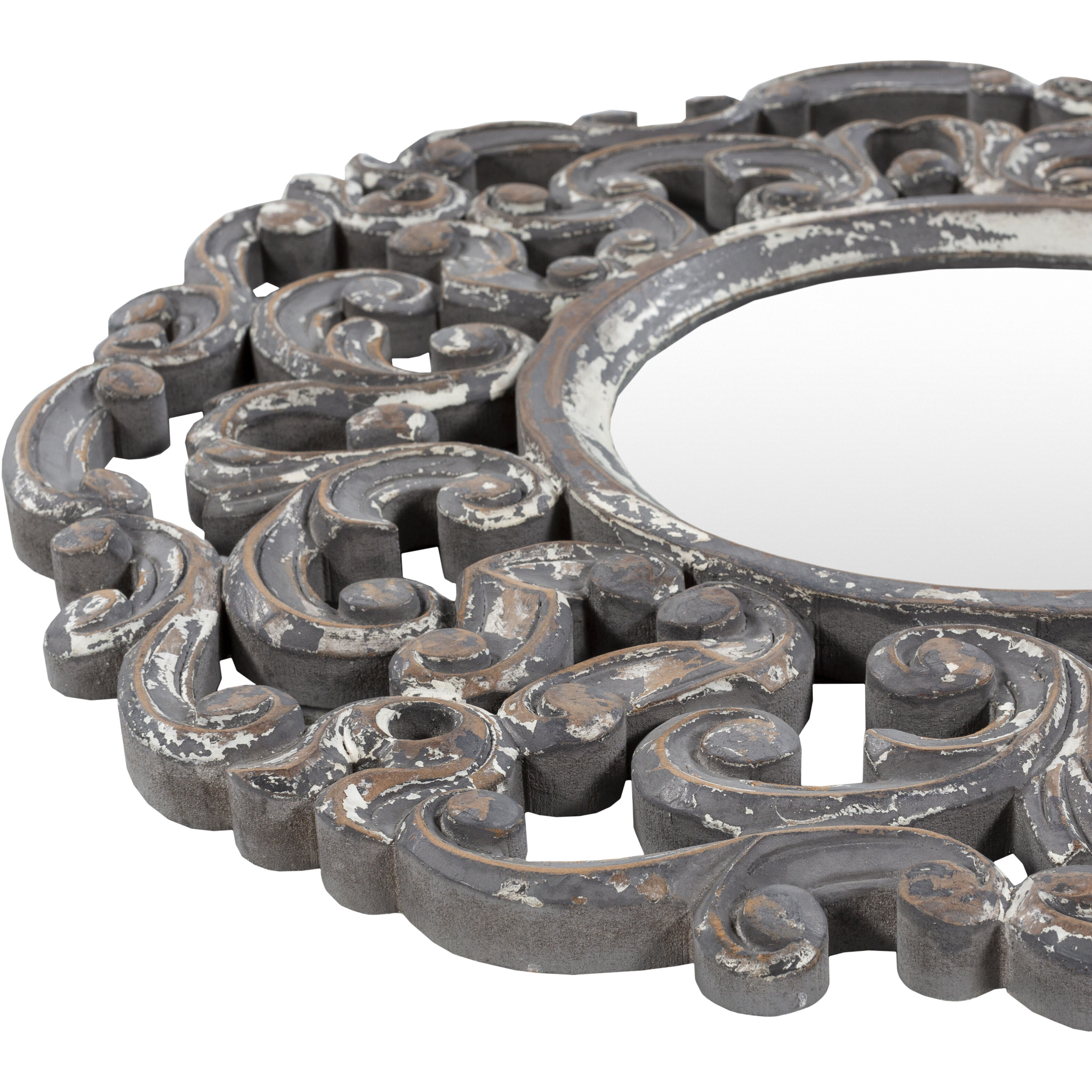 Urvashi 24 X 24 inch Antiqued Mirror, Medium