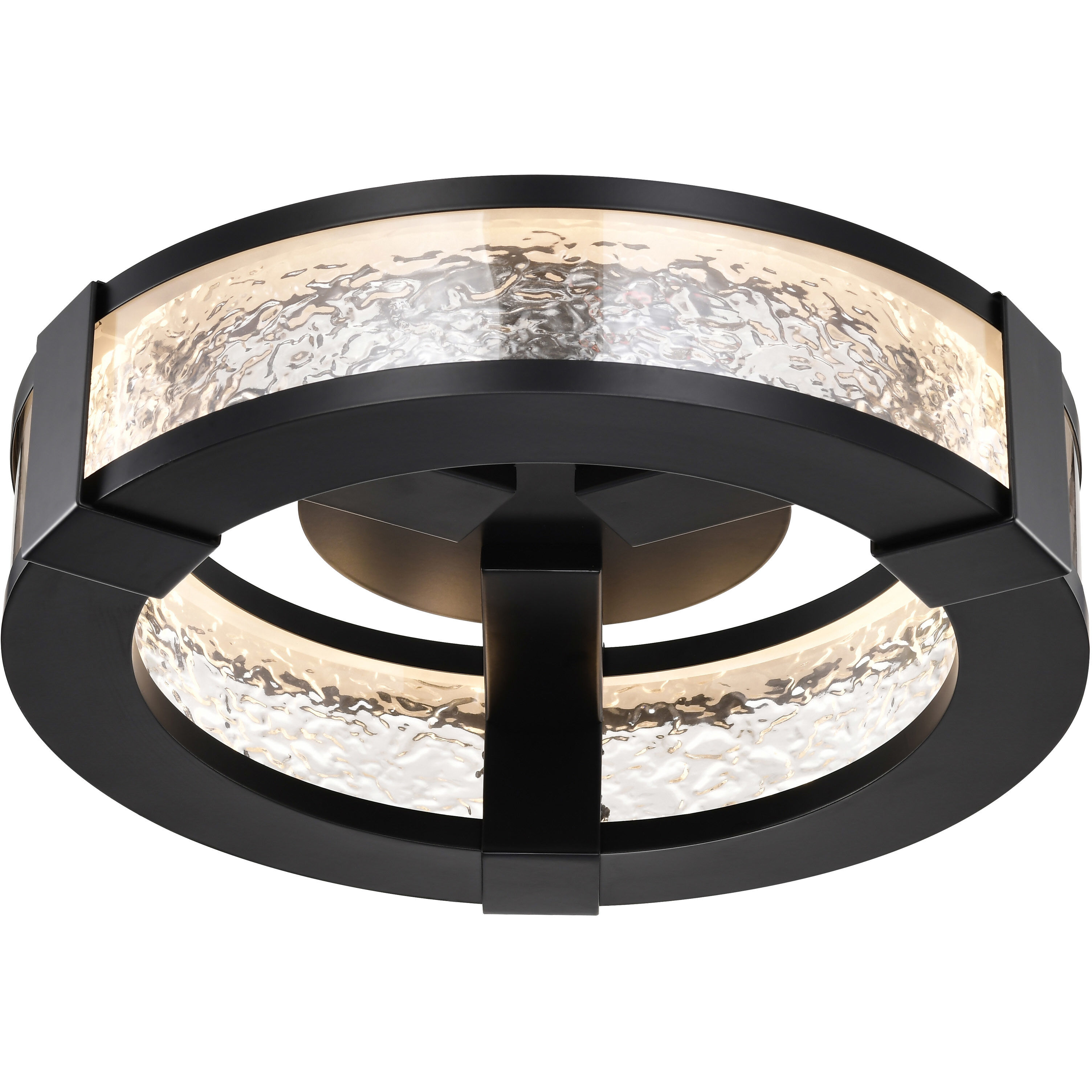 Darrow LED 13.25 inch Matte Black Flush Mount Ceiling Light