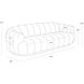 Tadeo Warm Brown / Dove Cream Sofa