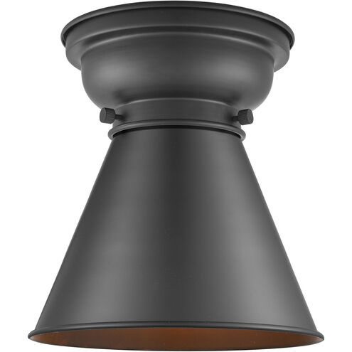 Aditi Appalachian LED 8 inch Matte Black Flush Mount Ceiling Light, Aditi