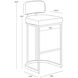 Larissa 37.75 inch Napa Cognac / Rhea Light Barley Barstool
