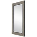 Taurus 48 X 32 inch White Speckle and Black with Mirror Mirror