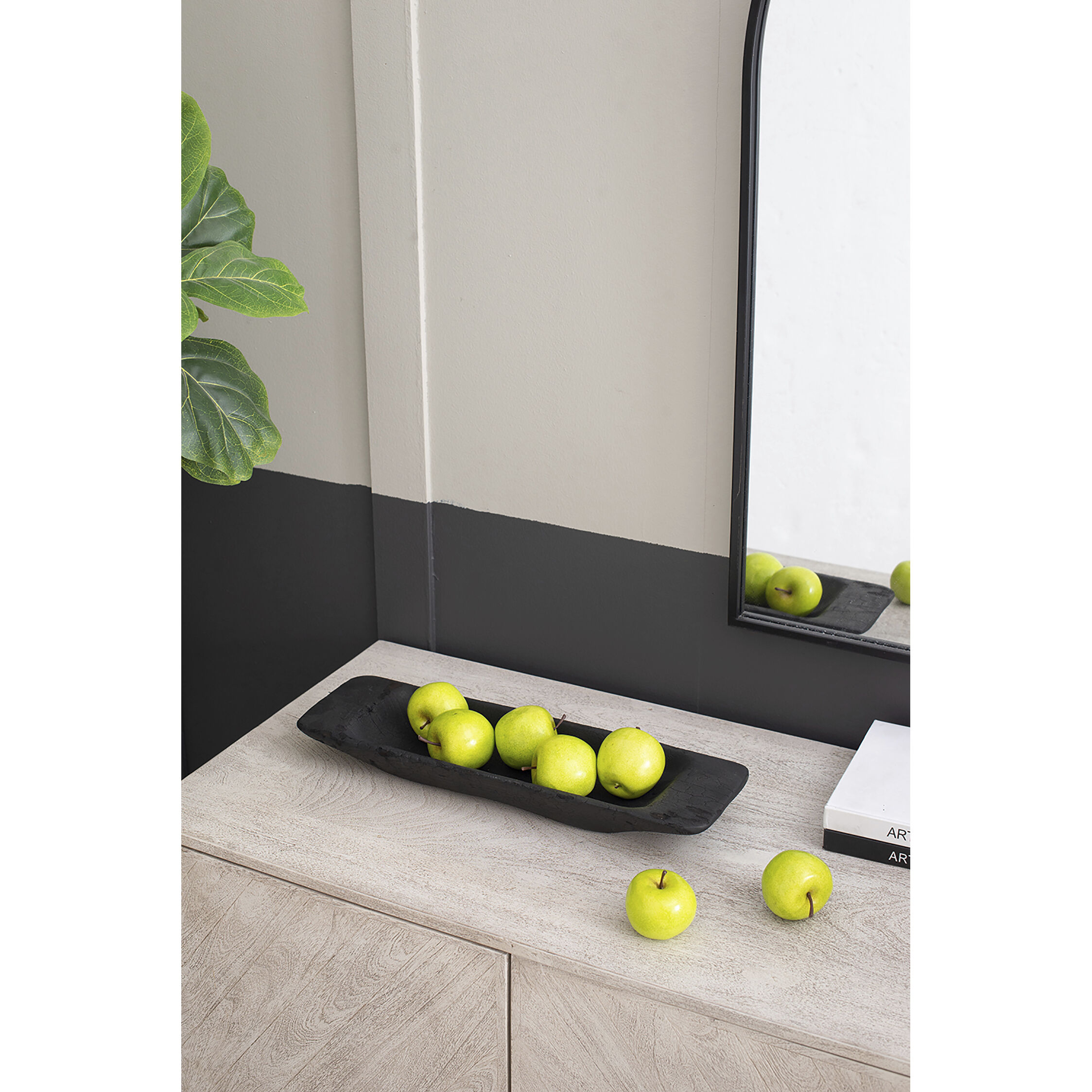 Rectangular Teak Natural Tray