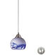 Kas 1 Light 6 inch Satin Nickel Multi Pendant Ceiling Light, Configurable