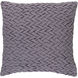 Facade 22 X 22 inch Grey Pillow Cover