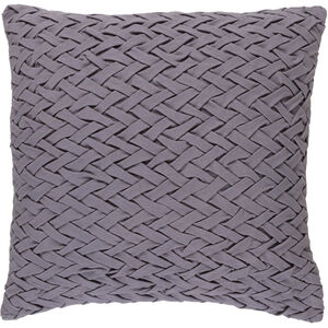 Facade 22 X 22 inch Light Gray Throw Pillow
