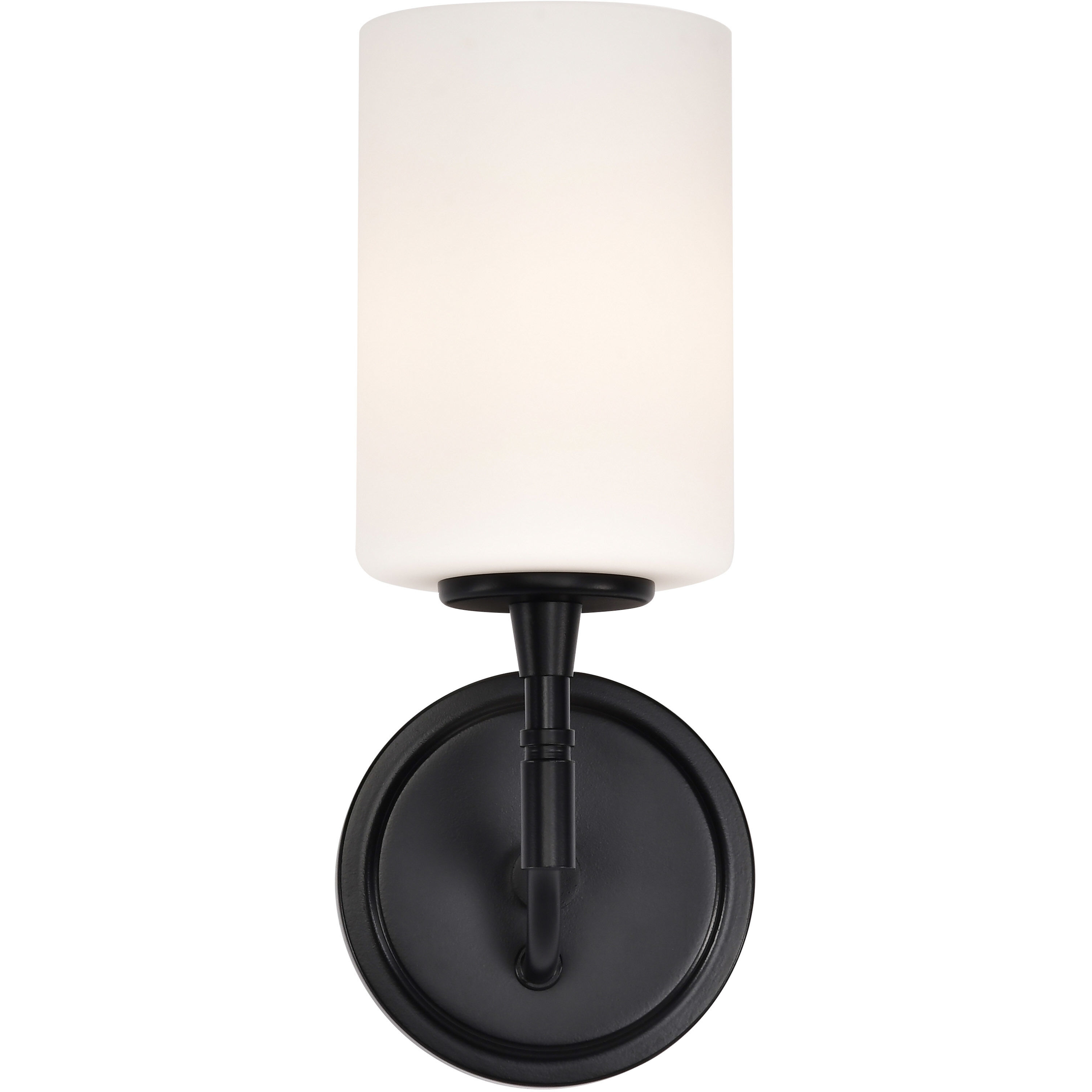 Liam 4.75 inch Matte Black Vanity Wall Light
