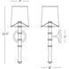 Kane 1 Light 7 inch Daisy with Modern Brass Armed Wall Sconce Wall Light