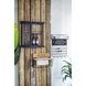 Anita 26 inch Black Wall Shelf