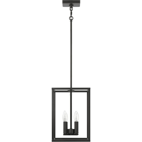 Signature 4 Light 10 inch Flat Black Foyer Light Ceiling Light