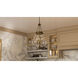 Wallace 4 Light 16 inch Weathered Brass Pendant Ceiling Light