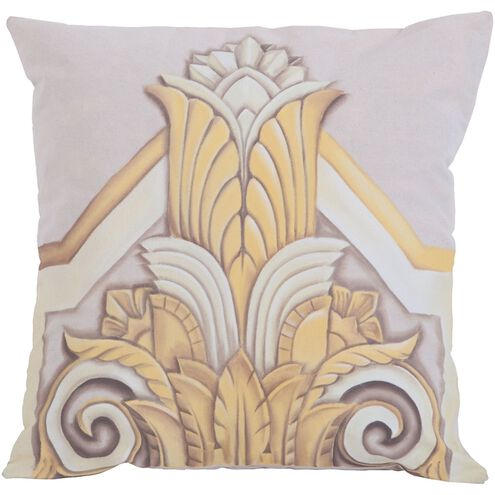 Deco Cream with Yellow Pillow Cover