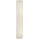 Chapman & Myers Madden LED 4.25 inch Alabaster and Antique-Burnished Brass ADA Fluted Linear Sconce Wall Light