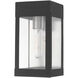 Barrett 1 Light 10 inch Scandinavian Gray Outdoor Wall Lantern