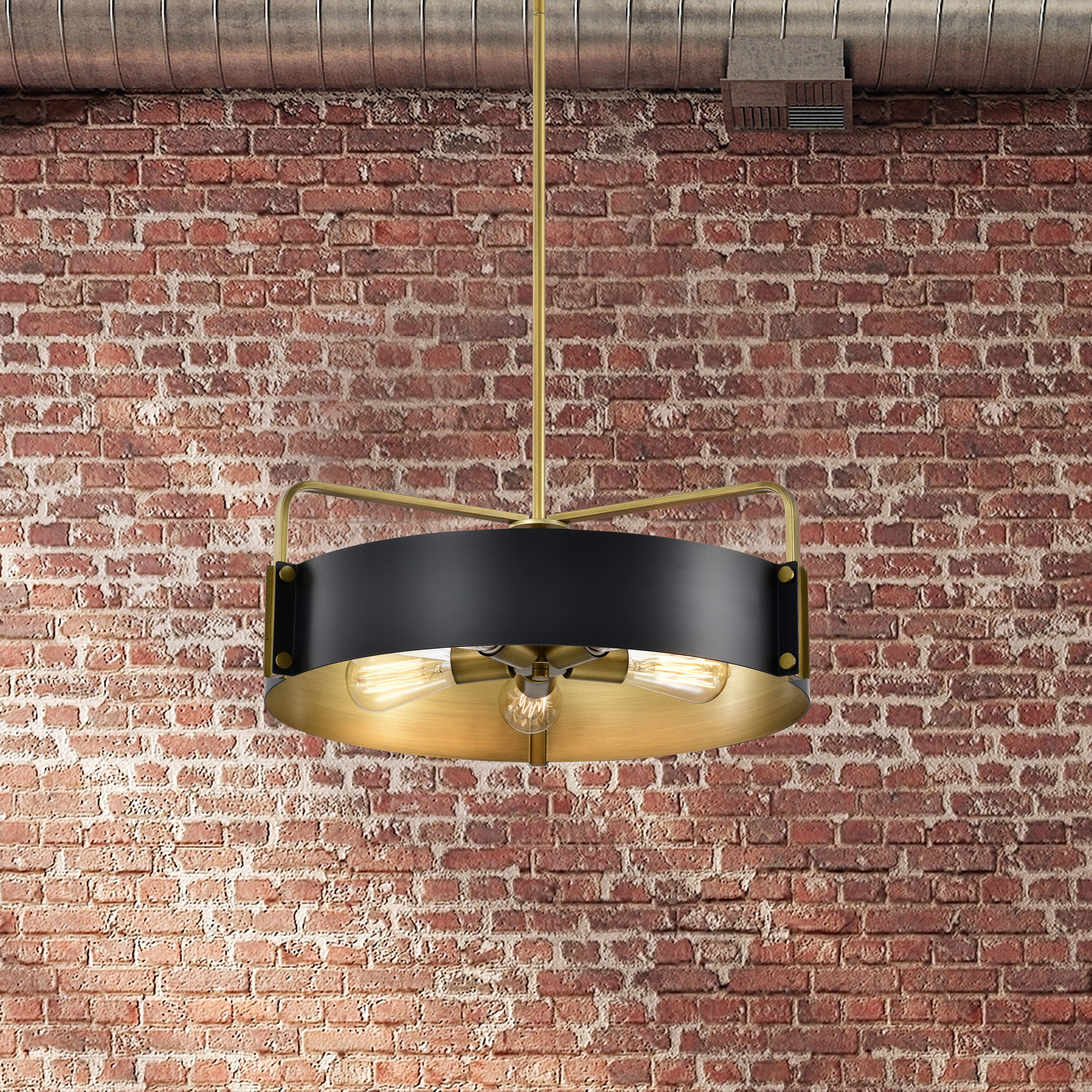 Altos 5 Light 22 inch Matte Black Pendant Ceiling Light