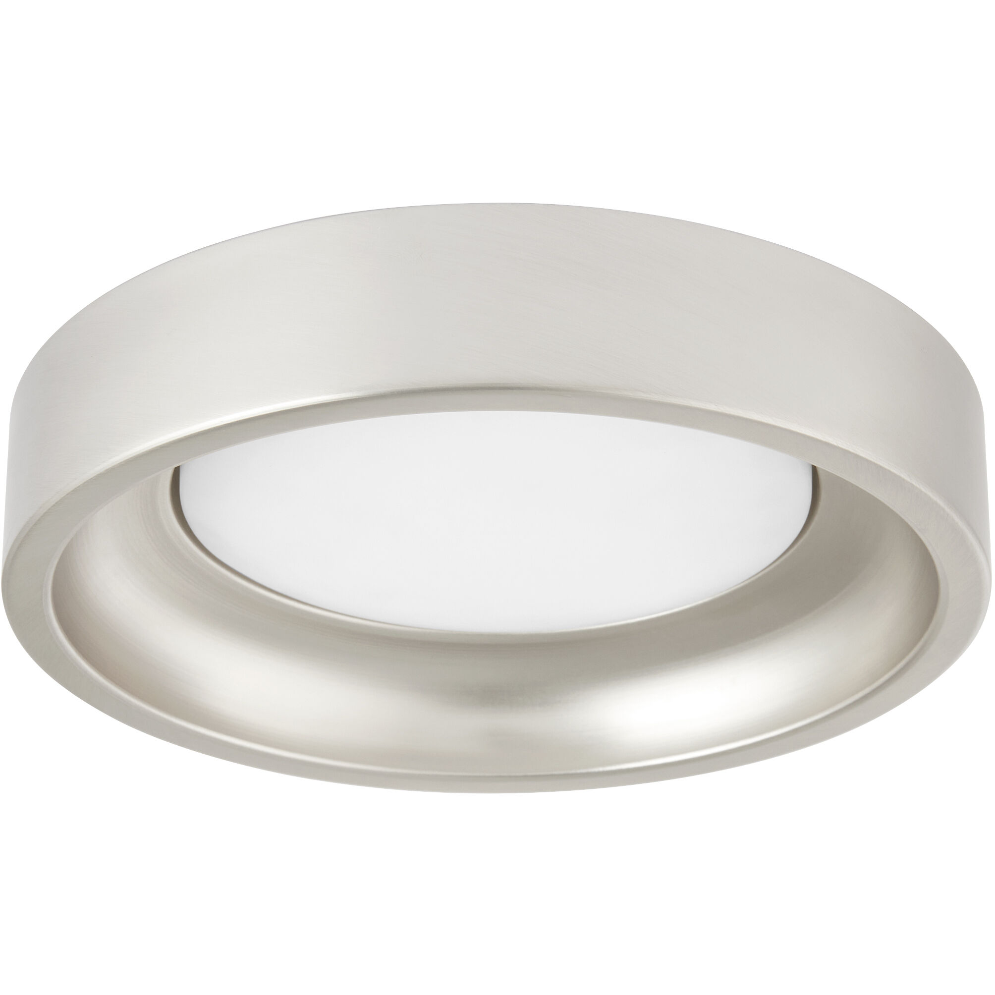 Zeus LED Satin Nickel Patio Fan Light Kit